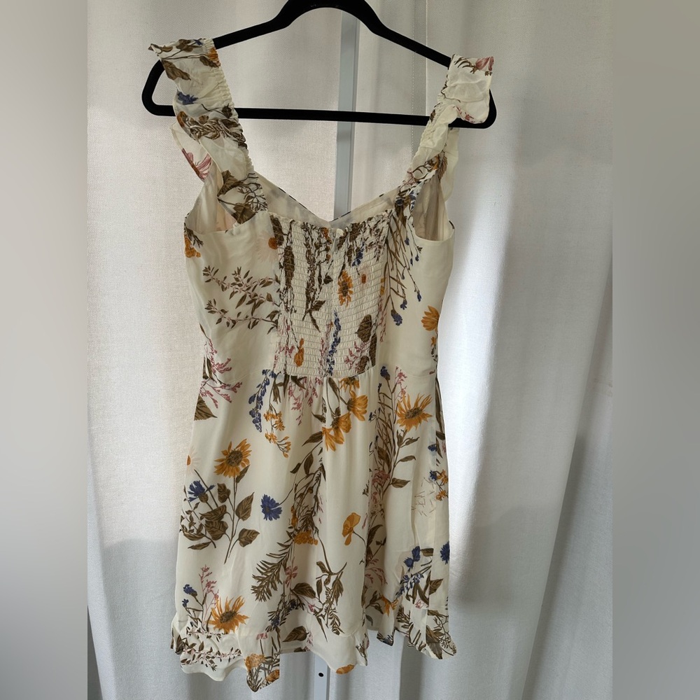 Reformation binx floral frolic mini dress  FINAL PRICE NO OFFER CONSIDERED - Picture 3 of 8
